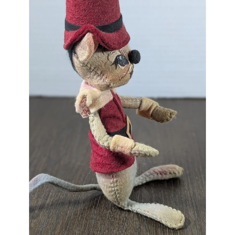 Vintage 1965 Annalee Pilgrim Male Mouse Doll 8